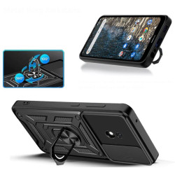 Etui Pancerne CAMSHIELD Ring na telefon Nokia C10 TA-1342 / C20 TA-1352 czarne