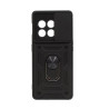 Etui Pancerne CAMSHIELD Ring na telefon OnePlus Ace 2 PHK110 / 11R 5G CPH2487 czarne