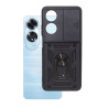 Etui Pancerne CAMSHIELD Ring na telefon OPPO A60 4G CPH2631 czarne