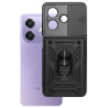 Etui Pancerne CAMSHIELD Ring na telefon OPPO A40 4G CPH2669 / A60 5G CPH2683 / A3 4G CPH2669 / A40m 4G CPH2669 czarne