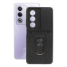 Etui pancerne CamShield Ring na telefon OPPO A80 5G czarne
