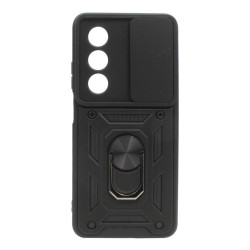Etui pancerne CamShield Ring na telefon OPPO A80 5G czarne