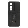 Etui pancerne CamShield Ring na telefon OPPO A80 5G czarne