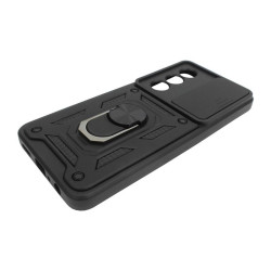 Etui pancerne CamShield Ring na telefon OPPO A80 5G czarne