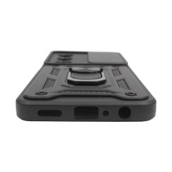 Etui pancerne CamShield Ring na telefon OPPO A80 5G czarne