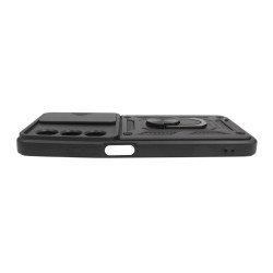 Etui pancerne CamShield Ring na telefon OPPO A80 5G czarne