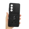 Etui pancerne CamShield Ring na telefon OPPO A80 5G czarne