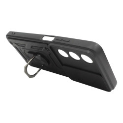 Etui pancerne CamShield Ring na telefon OPPO A80 5G czarne