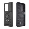 Etui Pancerne CAMSHIELD Ring na telefon OPPO A5 5G 2025 CPH2735 / A5m 4G CPH2727 czarne