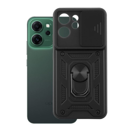 Etui pancerne CamShield Ring na telefon OPPO Reno 14F 5G / 14FS 5G czarne