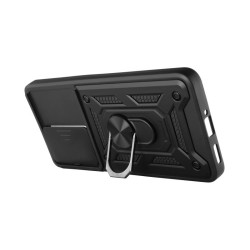 Etui pancerne CamShield Ring na telefon OPPO Reno 14F 5G / 14FS 5G czarne