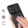 Etui Pancerne CAMSHIELD Ring na telefon Realme C31 RMX3501 czarne
