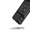 Etui Pancerne CAMSHIELD Ring na telefon Realme C31 RMX3501 czarne