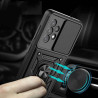 Etui Pancerne CAMSHIELD Ring na telefon Realme C31 RMX3501 czarne