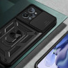 Etui Pancerne CAMSHIELD Ring na telefon Realme C31 RMX3501 czarne