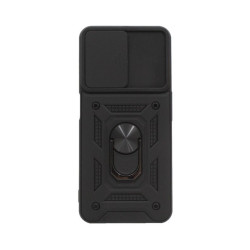 Etui Pancerne CAMSHIELD Ring na telefon Realme C35 / Narzo 50A Prime czarne