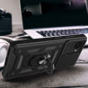 Etui Pancerne CAMSHIELD Ring na telefon Realme C30 / Narzo 50i Prime czarne