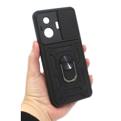 Etui pancerne CamShield Ring na telefon Realme GT Neo 5 5G czarne