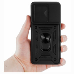 Etui Pancerne CAMSHIELD Ring na telefon Realme GT 7 Pro 5G RMX5011 / GT 7T 5G RMX5085 / GT 7 RMX5061 czarne
