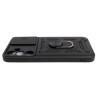Etui Pancerne CAMSHIELD Ring na telefon Samsung Galaxy A35 5G A356 czarne