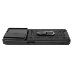 Etui Pancerne CAMSHIELD Ring na telefon Realme Note 50 RMX3834 / C51 RMX3830 czarne