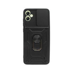 Etui Pancerne CAMSHIELD Ring na telefon Samsung Galaxy A05 A055 czarne