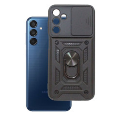 Etui Pancerne CAMSHIELD Ring na telefon Samsung Galaxy M15 5G M156 / A15 4G A155 / A15 5G A156 czarne