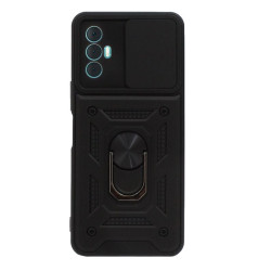 Etui Pancerne CAMSHIELD Ring na telefon Tecno Spark 8 Pro 35033404IB czarne