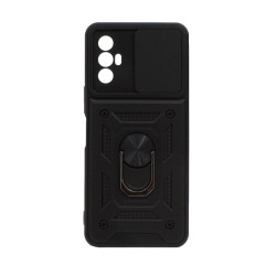 Etui Pancerne CAMSHIELD Ring na telefon Tecno Spark 8 Pro 35033404IB czarne
