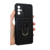Etui Pancerne CAMSHIELD Ring na telefon Tecno Spark 8 Pro 35033404IB czarne