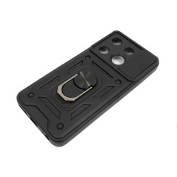 Etui pancerne CamShield Ring na telefon Tecno Spark GO 2023 czarne