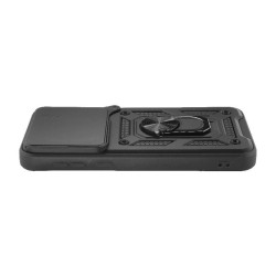 Etui pancerne CamShield Ring na telefon Vivo X200 FE 5G czarne