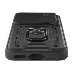Etui pancerne CamShield Ring na telefon Vivo X200 FE 5G czarne