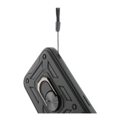 Etui pancerne CamShield Ring na telefon Vivo X200 FE 5G czarne