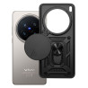 Etui Pancerne CAMSHIELD Ring na telefon Vivo X200 Pro 5G V2405 czarne