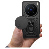 Etui Pancerne CAMSHIELD Ring na telefon Vivo X200 Pro 5G V2405 czarne