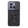 Etui Pancerne CAMSHIELD Ring na telefon Xiaomi 14 Pro 5G czarne