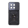 Etui Pancerne CAMSHIELD Ring na telefon Xiaomi 14 Pro 5G czarne