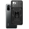 Etui Pancerne CAMSHIELD Ring na telefon Xiaomi Redmi Note 10 / 10S / POCO M5s czarne