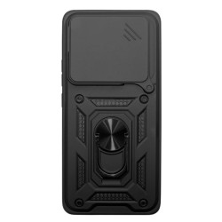 Etui Pancerne CAMSHIELD Ring na telefon Xiaomi 14T 5G 2406APNFAG czarne