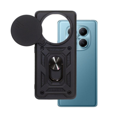 Etui pancerne CamShield Ring na telefon Xiaomi Redmi Note 14 Pro 4G czarne