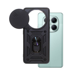 Etui Pancerne CAMSHIELD Ring na telefon Xiaomi Redmi Note 14 Pro 5G 24090RA29G / POCO X7 5G 24095PCADG czarne