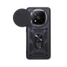 Etui Pancerne CAMSHIELD Ring na telefon Xiaomi Redmi Note 14 Pro+ 5G 24115RA8EG czarne
