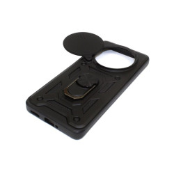 Etui Pancerne CAMSHIELD Ring na telefon Xiaomi Redmi Note 14 Pro+ 5G 24115RA8EG czarne