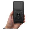 Etui Pancerne CAMSHIELD Ring na telefon Xiaomi 14T Pro 5G 2407FPN8EG czarne