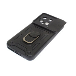 Etui pancerne CamShield Ring na telefon Xiaomi 17 Pro Max 5G czarne