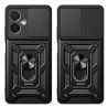 Etui Pancerne CAMSHIELD Ring na telefon Xiaomi Note 12 5G 22101317C / POCO X5 5G 22111317PG czarne