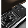 Etui Pancerne CAMSHIELD Ring na telefon Xiaomi POCO X6 Pro 5G / Redmi K70e 5G czarne