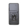 Etui Pancerne CAMSHIELD Ring na telefon Xiaomi POCO F6 5G 24069PC21G czarne