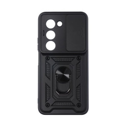Etui pancerne CamShield Ring na telefon Xiaomi Redmi 15 5G / Redmi 15 4G czarne